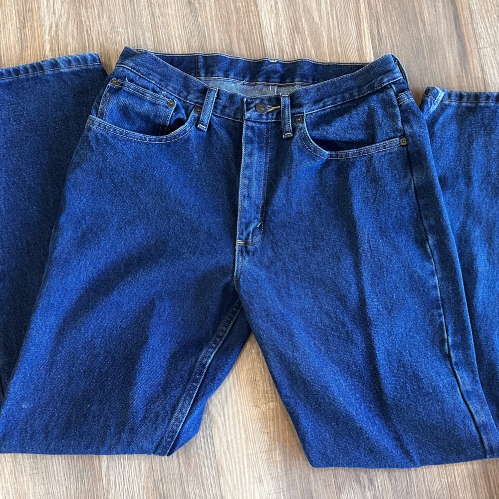 Men’s Magellan Outdoors Deep Blue Jeans 32 X 32 Bootcut